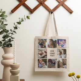 Personlig Photo Collage Friends Family Tygkasse