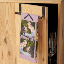 Personlig Photo Collage Kitchen Towel