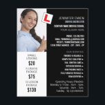 Personlig Photo, Driving School, Instruktör Flygblad<br><div class="desc">Personlig Photo,  Driving School,  instruktörsreklamflygare via Affärskortet Store.</div>