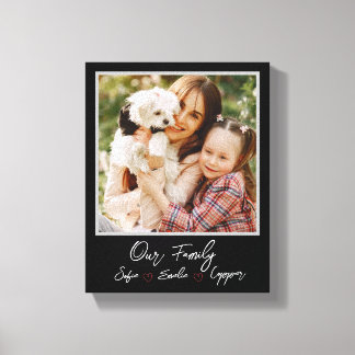 Personlig Photo-familjen Canvas