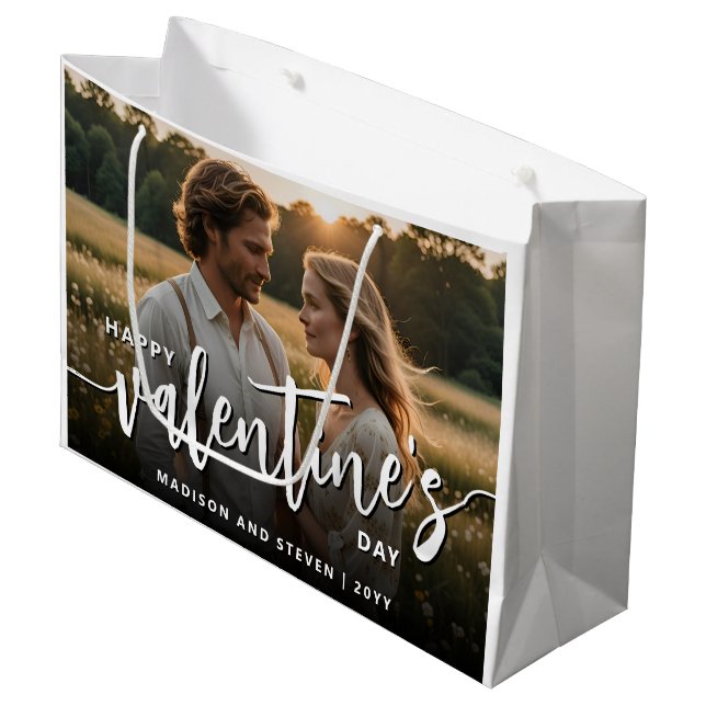 Personlig Photo Glad Alla hjärtans dag-Elegant (Framsidan Vinklad)