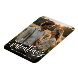 Personlig Photo Glad Alla hjärtans dag-Elegant Magnet