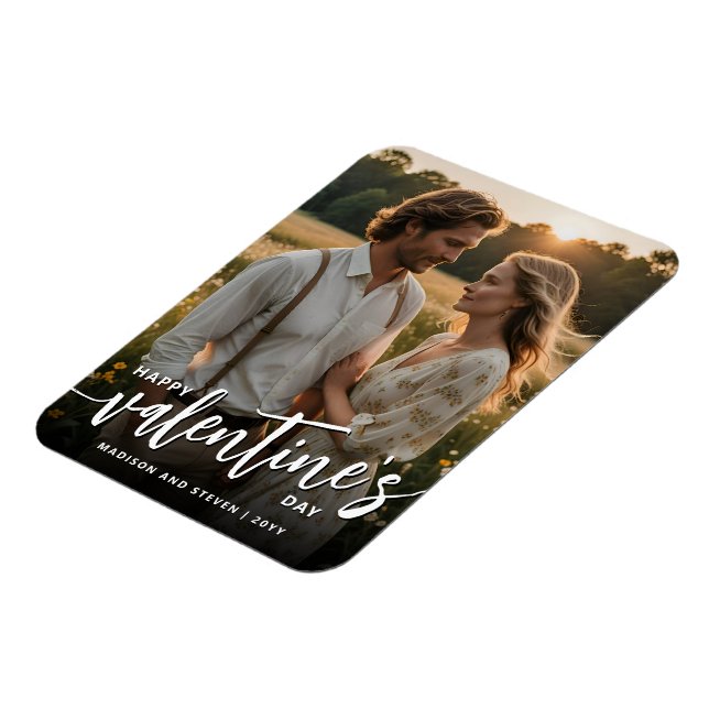 Personlig Photo Glad Alla hjärtans dag-Elegant Magnet (Vänstra Sidan)