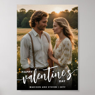 Personlig Photo Glad Alla hjärtans dag-Elegant Poster