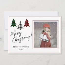 Personlig Photo God jul Julafton Julkort