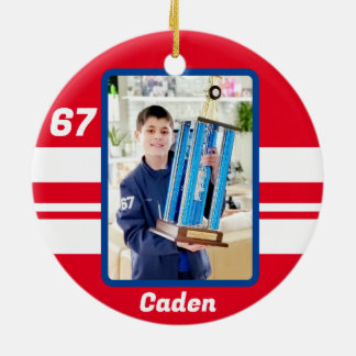 Personlig Photo Hockey Ornament