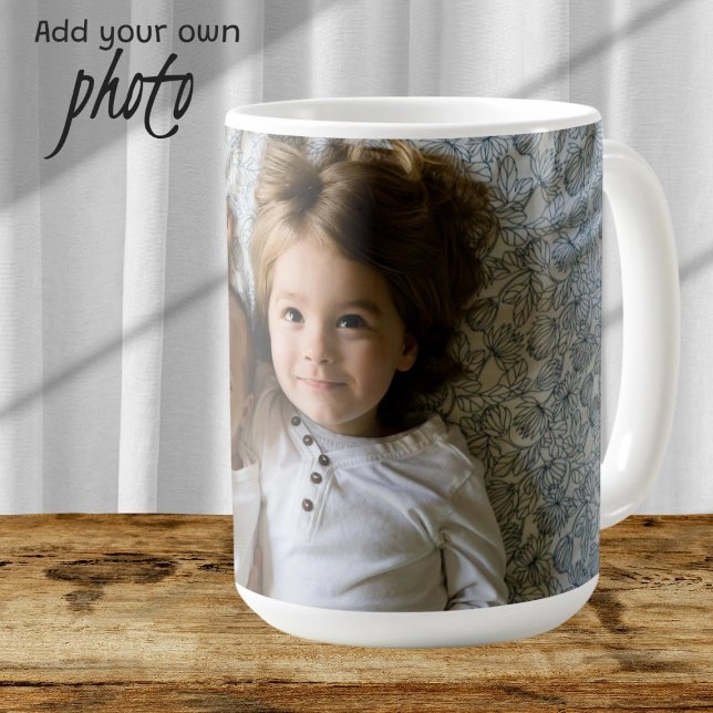 Personlig Photo Kaffemugg (Personalized Photo Coffee Mug. Add your own photograph or artwork. Custom gifts and keepsake mugs)
