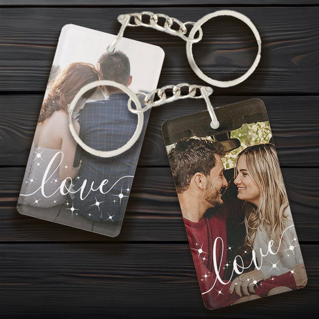 Personlig Photo Kärlek Keepsak (Personalized Photo Love Keepsake Keychain)