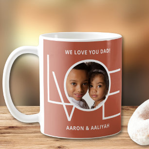 Personlig Photo Kärlek You Pappa Kaffemugg