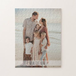 Personlig Photo Kopp Anpassningsbar Text Bild Pussel