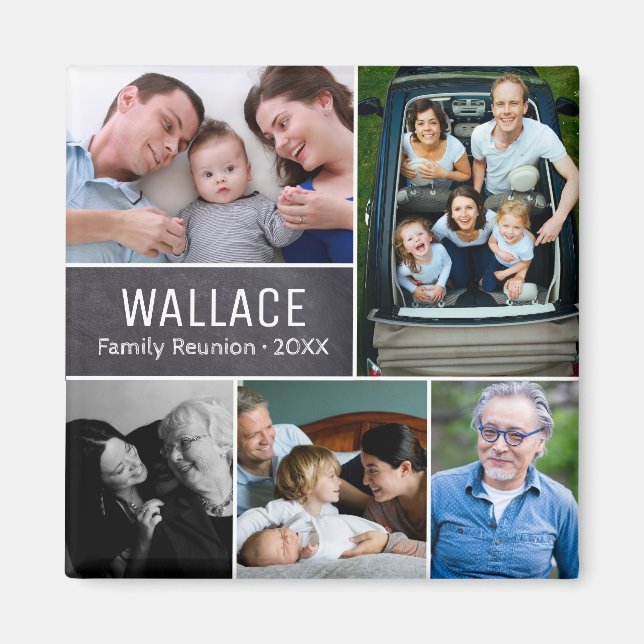 Personlig Photo, kretskort, familjeåterförening Magnet (Framsidan)