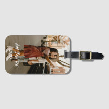Personlig Photo Luggage Tag