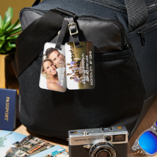 Personlig Photo Luggage Tag Bagagebricka