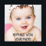 Personlig Photo Magnet<br><div class="desc">Anpassningsbarna skapar en slags magnet.. överför ditt eget foto till den här magneten - kylmagneter från Ricaso.</div>