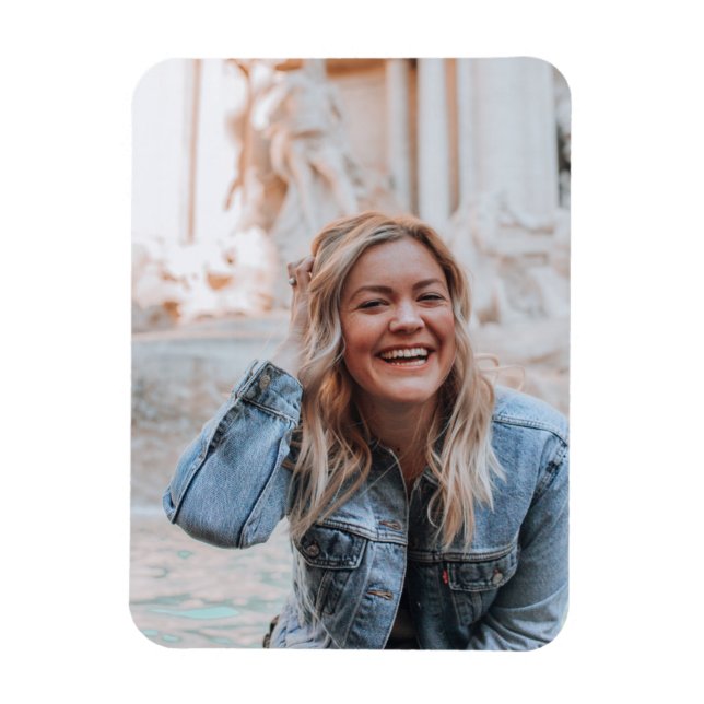 Personlig Photo Magnet (Vertikal)