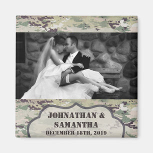 Personlig Photo Magnet Army OCP Camo Uniform