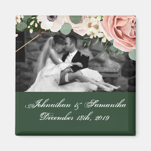 Personlig Photo Magnet Geometric Garden Hunter