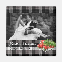 Personlig Photo Magnet JULAFTON Lastbil Baffalo Pl