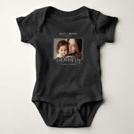 Personlig Photo Mamma + Me First Mors dag T Shirt