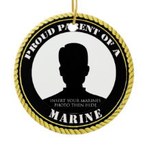 Personlig Photo Marine Parent Ornament