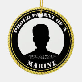Personlig Photo Marine Parent Ornament