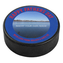 Personlig Photo Message Hockey Puck