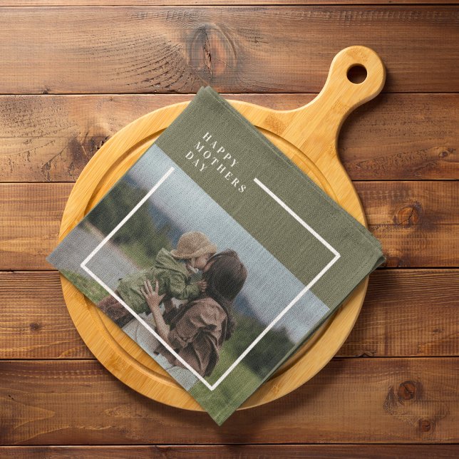 Personlig Photo Mors dag Gift Kökshandduk (Skapare uppladdad)
