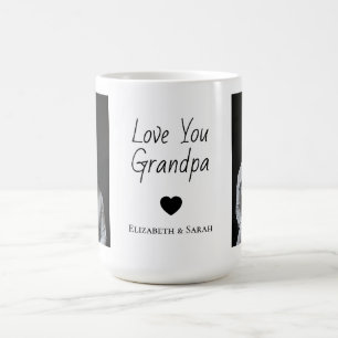 Personlig Photo Mugg - Kärlek You Grandpa