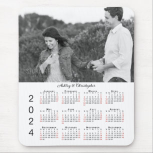 Personlig Photo Namn 2024-kalender Musmatta