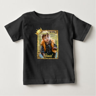 Personlig Photo Namn Boy Birthday T Shirt