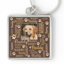 Personlig Photo Namn| Brun Hund