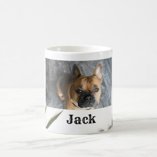 Personlig Photo Namn Cute Hund Coffee Mugg