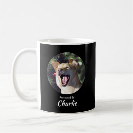 Personlig Photo Namn Hund Gravid Meddelande om  Kaffemugg