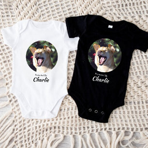 Personlig Photo Namn Hund Gravid Meddelande om  T Shirt