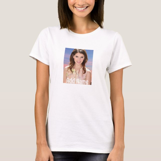 Personlig Photo & Namn T-Shirt Anpassningsbar Gift (Framsida)