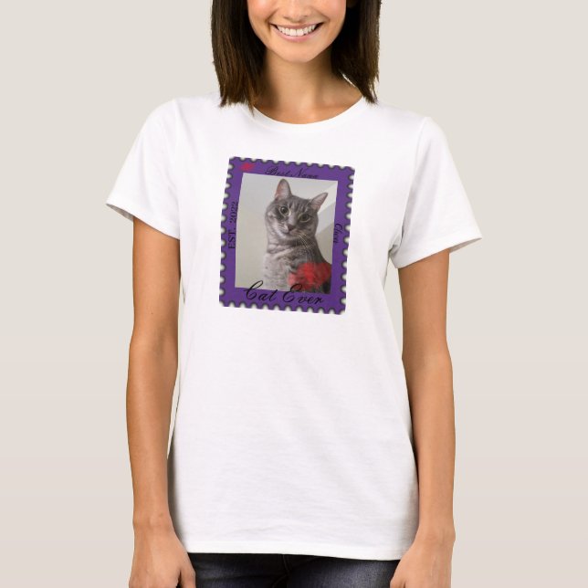 Personlig Photo Namn Women's T-Shirt (Framsida)