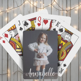 Personlig Photo och Namn Anpassningsbar Casinokort