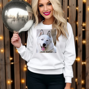 Personlig Photo och Namn Customized Minimalist T Shirt
