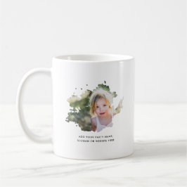 Personlig Photo och Text Bläck Spot Kaffemugg
