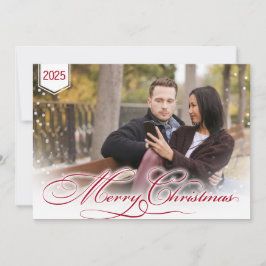 Personlig Photo och Theme Färg julkort