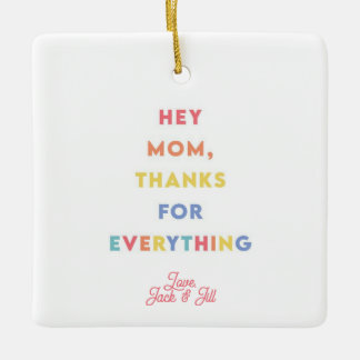 Personlig Photo Ornament Gift for Mamma / Mor