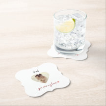 Personlig Photo Papper Underlägg för Fars dag