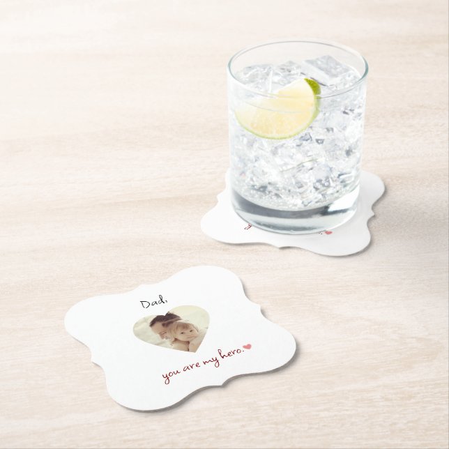 Personlig Photo Papper Underlägg för Fars dag (Insitu)