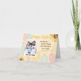 Personlig Photo Påsk Flat Helgdag Card Kort