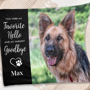 Personlig Photo Pet Memorial Fleecefilt