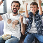 Personlig Photo POPPOP Fars dag T Shirt<br><div class="desc">Modern fototröja i personligen perfekt för fars dag, födelsedagar, julklapp med mera. En gåva som vilken farfar som helst skulle göra kärlek! Nyckelordet ger dig kärlek, över ditt favoritfoto, personlig med malltexten POPPOP och ett personligt meddelande. Teckensnitt stilar kan ändras genom att klicka på länken Anpassa ytterligare efter att du...</div>