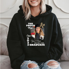 Personlig Photo, Proud Mamma från 2025 Student T Shirt