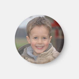 Personlig Photo Round Magnet