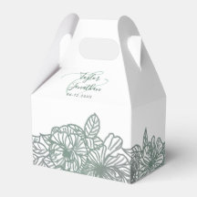 Personlig Photo Sage Grönt Flowers Nice Bröllop