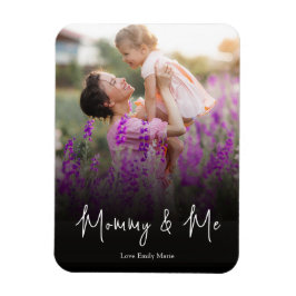 Personlig Photo Simple Mamma and Me Anpassningsbar Magnet